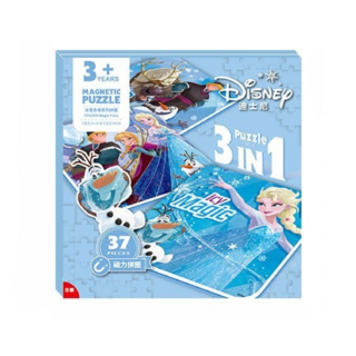 FROZEN 冰雪奇緣 磁力拼圖 33DF0963, Multicolor, 1盒, 37片
