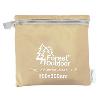 FAD 多功能防水布 地布 小天幕, 卡其色