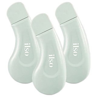 ilso 去黑頭粉刺刮棒 深層清潔毛孔 去除角質 溫和去除老廢皮脂, 單一顏色, 3個