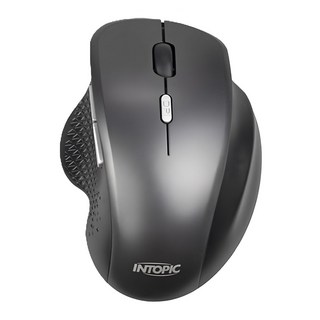 INTOPIC 廣鼎 2.4GHz五鍵式無線靜音滑鼠 UFO-MSW-Q770 鐵灰色
