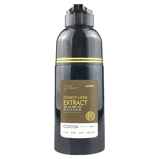 KA'FEN 卡氛 Plus+ 何首烏染髮膏, 獨家奈米泡沫技術 深層滲透髮絲 雙壓頭設計 修復受損髮質, 琥珀可可棕, 1件