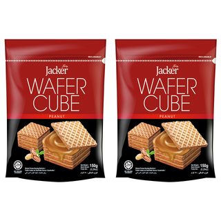 Jacker 花生方形威化酥, 150g, 2包