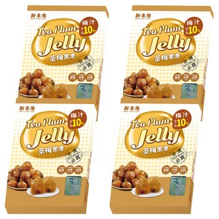 新東陽 茶梅凍，添加10%梅汁，台灣果品, 500g, 4盒