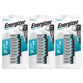 Energizer 勁量 Max Plus AAA電池, 3個, 16入