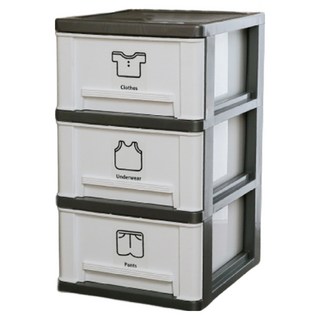 KEYWAY 聯府 亞士都櫃 附輪 FV-308, 白色, 3層