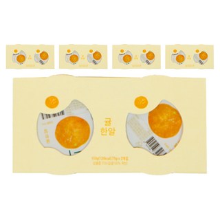 Ecomom Meal 嬰幼兒山村布丁 2入, 5套, 150g, 一顆橘子