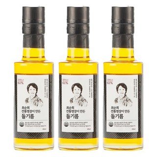 傳統大師崔順熙製作的紫蘇油, 180ml, 3個