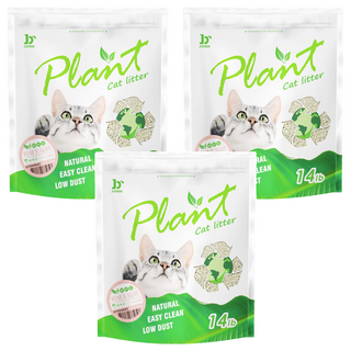 doter 寵愛物語 輕植系貓砂 破碎型, 6.35kg, 3包