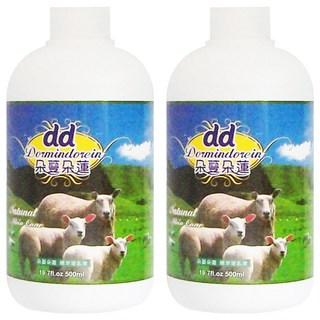 Dormindorcin 朵蔓朵蓮 綿羊油乳液 含天然綿羊油、小麥胚芽油 500ml 台灣製, 2瓶