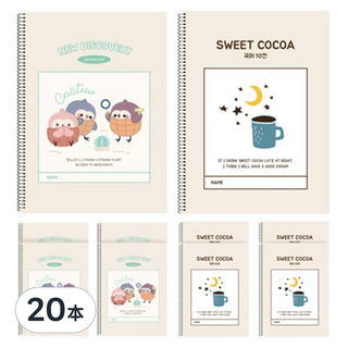 YOUNG ART 學生聽寫筆記本, 20本, 顏色隨機