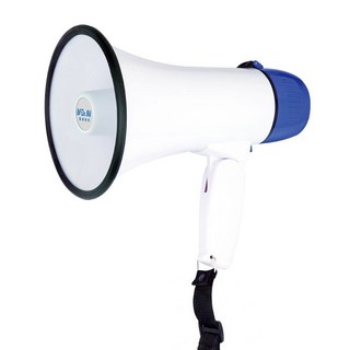 Dr.AV 聖岡科技 獅吼功大聲公錄音器 營業專用 多用途 USB插電+電池2用, HO15W, 藍色 + 白色 + 黑色, 1個