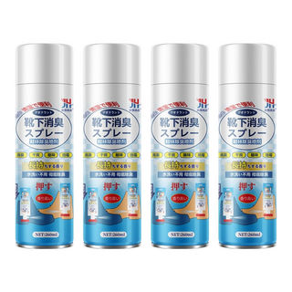 蘿林嚴選 鞋襪除臭噴霧 綠茶味, 330g, 260ml, 4瓶