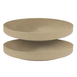 펫츠몬 눕기 편한 원형 스크래쳐 리필, 2개