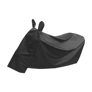 葉子小舖 防水機車套 有耳款, 黑色
