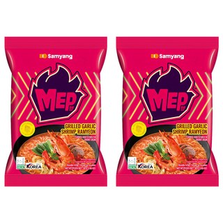 Samyang Foods 三養 大蒜鮮蝦風味湯麵 80g, 2個