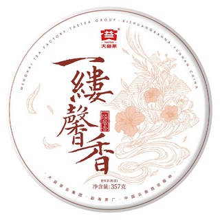 Taetea 茶有大益 普洱茶 一路亨香, 1個, 1入, 357g