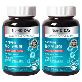Nutri D-DAY 優質白胺酸蛋白錠, 90顆, 2個