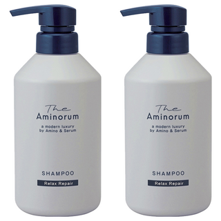 KUMANO 熊野油脂 The Aminorum 奢華氨基酸修護洗髮精, 400ml, 2瓶