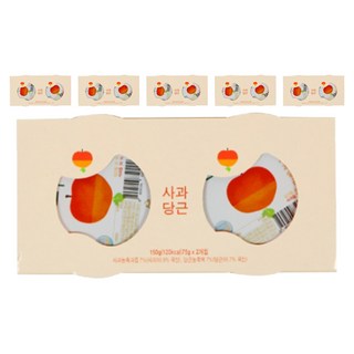 Ecomom Meal 嬰幼兒山村布丁 2入, 6個, 150g, 蘋果胡蘿蔔