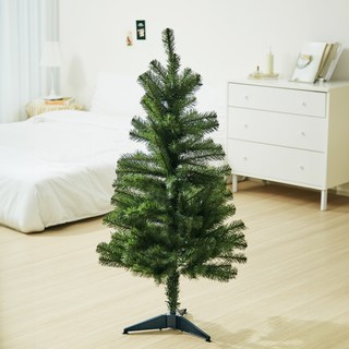 聖誕無裝飾樹PVC, 綠色, 120cm