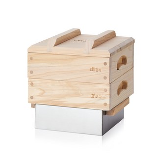 Onga 扁柏木蒸籠 小 2層, 1個, 20.5cm