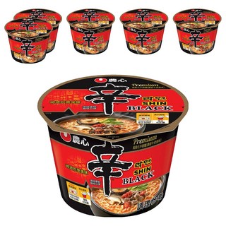 NONGSHIM 農心 超進化辛碗麵 濃郁牛骨湯味 101g, 6入