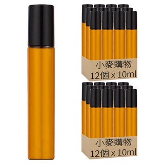 小麥購物 玻璃滾珠瓶 10ml, 24個