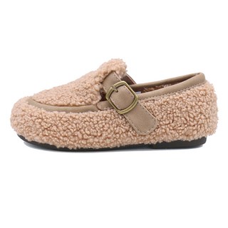 키펀트 아동용 뽀글이 인조레더 퍼 로퍼 WP-02