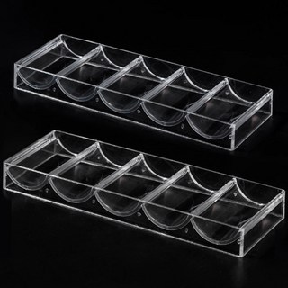 AAHM 籌碼盤 不含蓋 100p, 2個, 透明