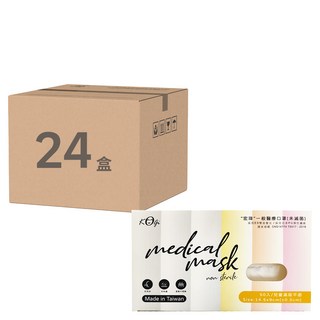 KOgi 宏瑋 醫療口罩 未滅菌 兒童款, 白色, 50片, 24盒