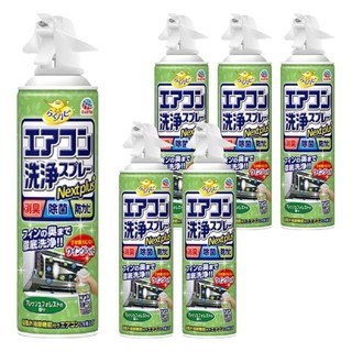 興家安速 冷氣清潔劑, 日本原裝進口, 免水洗, 一噴就乾淨, 深層去汙, 99.9%抑菌, 420ml, 6瓶