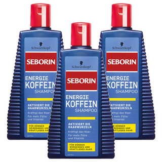 Schwarzkopf 施華蔻 SEBORIN 咖啡因洗髮露, 250ml, 3件