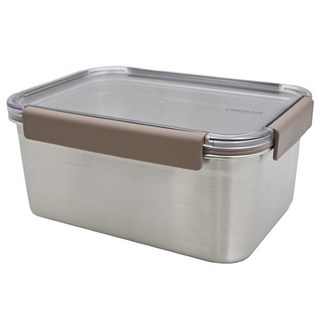 LocknLock 樂扣樂扣 Modular 長方形不鏽鋼密封保鮮盒, 1個, 單件