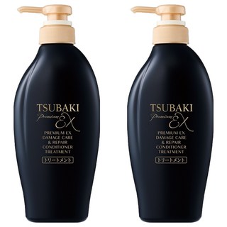 TSUBAKI 思波綺 髮研修護護髮乳EX 450ml - 深層修護 柔順亮澤, 2瓶