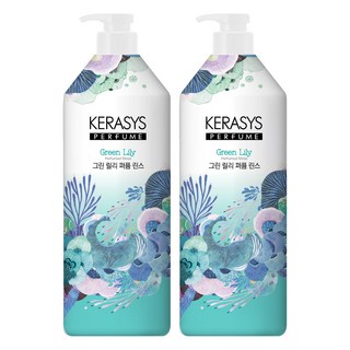 KERASYS 綠百合香氛潤髮乳, 2個, 1L