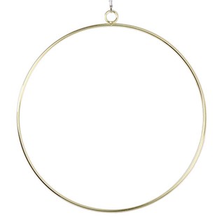 Gorunique 造型金屬框架編織環, 1個, 圓形