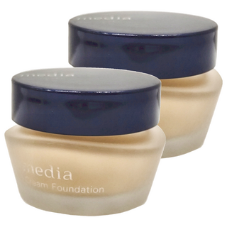 media 媚點 台灣公司貨 極上粉嫩保濕粉底霜 25g, 淺膚色, 2件