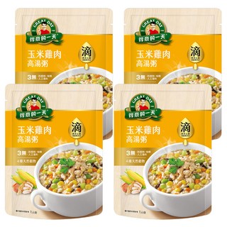 得意的一天 滴雞精高湯粥玉米雞肉 320g, 4包