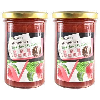 Vilson 米森 無加糖草莓果醬 法國精選 無人工添加, 290g, 2罐