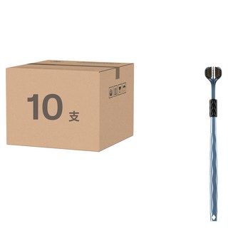 g752三面軟毛牙刷 顏色隨機, 10支, 1組