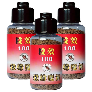 奧除 粒效100殺蟑魔餌, 30g, 3瓶