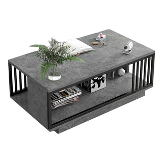 仿大理石紋茶几 灰色 100 x 48 x 40cm