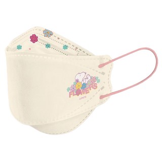 KOgi 宏瑋 Snoopy史努比3D立體雙鋼印口罩 KF94 20.8 x 8cm 5盒, 花朵史努比, 10片, 1組