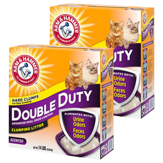 ARM&HAMMER 鐵鎚牌 貓砂 (6.35kg) 添加小蘇打 99%低粉塵 優質凝結力, 加強除臭, 2盒