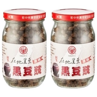 民生 在地黑豆 原味黑豆豉 240g 台灣在地黑豆古法釀造 無添加防腐劑 健康美味安心., 2罐