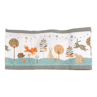 BreathableBaby 透氣嬰兒兩側型床圍 Set 2個 148x28公分 100%聚酯纖維, 魔法森林 白色