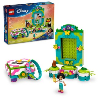 LEGO 43239 迪士尼系列, 米拉貝兒的相框和珠寶盒多色, 1盒