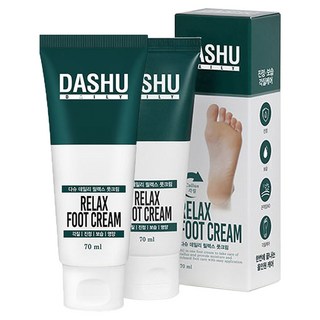 DASHU 舒緩去角質高保濕足霜, 70ml, 2條, 1條