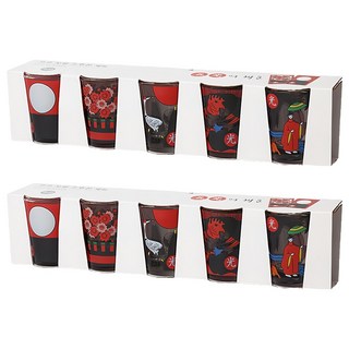 韓國花牌 燒酒杯 5件組, 五光花牌, 2組