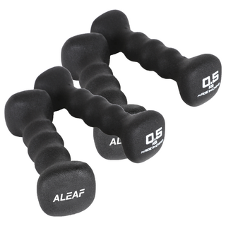 아리프 네오프렌 사각 아령 블랙, 0.5kg, 4개